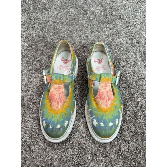 Dr. Martens V Polley MTD Multi Oxfords Multi Oxford Colorful Tie Dye Women’s 7 - Picture 7 of 13